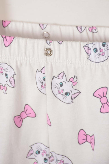 PIJAMA DE LA GATA MARIE MULTICOLOR PARA BEBÉ NIÑA