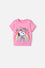CAMISETA DE SNOOPY ROSADA PARA NIÑA