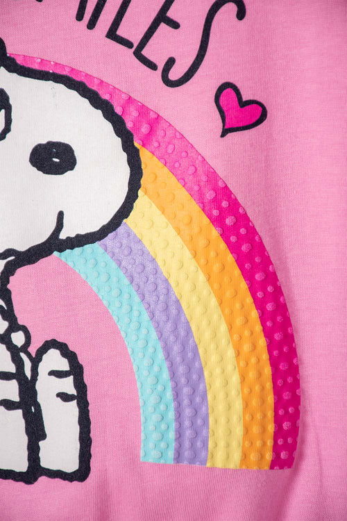 Card slide image -  CAMISETA DE SNOOPY ROSADA PARA NIÑA