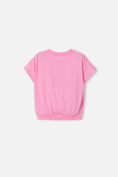 CAMISETA DE SNOOPY ROSADA PARA NIÑA