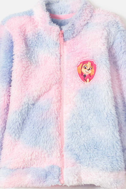 BUZO DE PAW PATROL CON CIERRE MULTICOLOR PARA NIÑA 2T A 6T