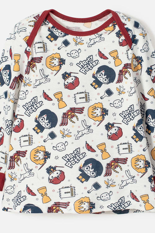 PIJAMA DE HARRY POTTER MANGA LARGA MULTICOLOR PARA BEBÉ NIÑO