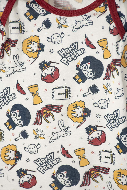 PIJAMA DE HARRY POTTER MANGA LARGA MULTICOLOR PARA BEBÉ NIÑO