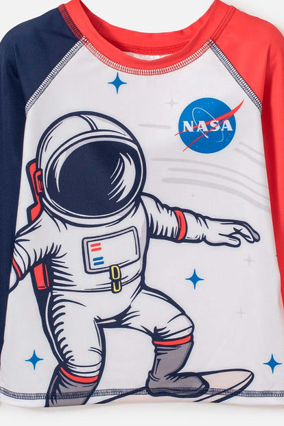 TRAJE DE BAÑO DE LA NASA MULTICOLOR PARA NIÑO 2T A 5T