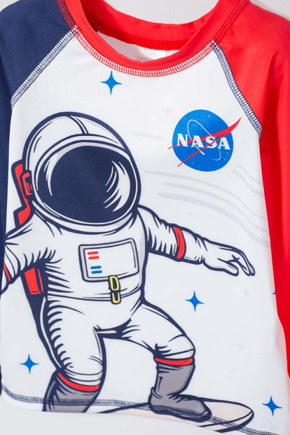 TRAJE DE BAÑO DE LA NASA MULTICOLOR PARA NIÑO 2T A 5T