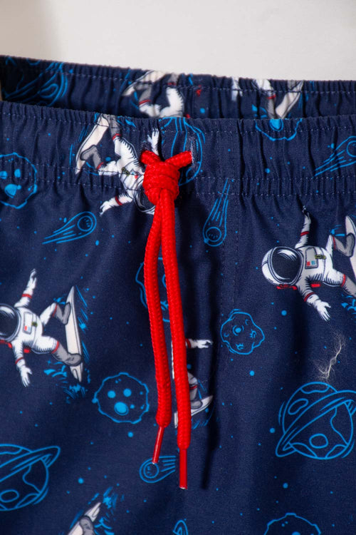 TRAJE DE BAÑO DE LA NASA MULTICOLOR PARA NIÑO 2T A 5T