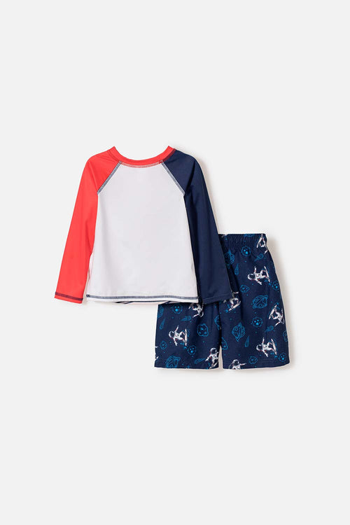TRAJE DE BAÑO DE LA NASA MULTICOLOR PARA NIÑO 2T A 5T
