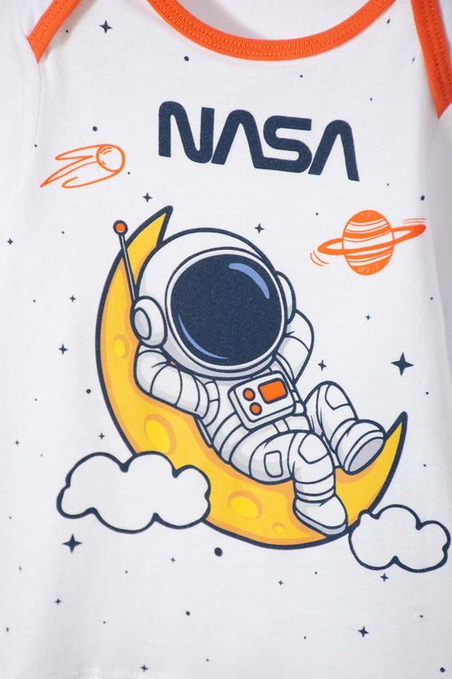 PIJAMA DE LA NASA CON PANTALÓN LARGO MULTICOLOR PARA BEBÉ NIÑO