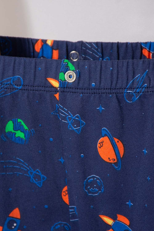 PIJAMA DE LA NASA CON PANTALÓN LARGO MULTICOLOR PARA BEBÉ NIÑO