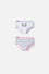 PACK X2 PANTIES DE SNOOPY MULTICOLOR PARA NIÑA 2T A 5T