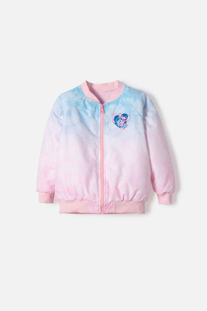 CHAQUETA DE LILO & STITCH MULTICOLOR PARA NIÑA DE 2T A 5T