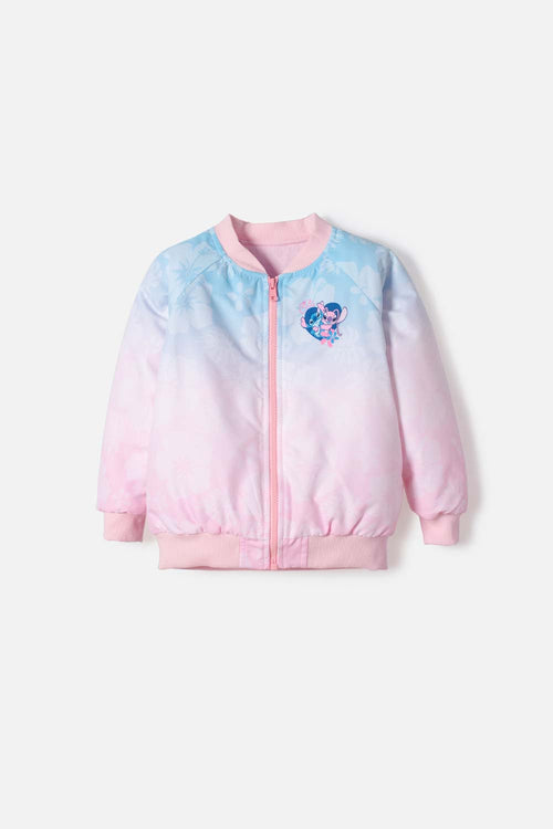 CHAQUETA DE LILO & STITCH MULTICOLOR PARA NIÑA DE 2T A 5T