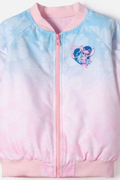 CHAQUETA DE LILO & STITCH MULTICOLOR PARA NIÑA DE 2T A 5T