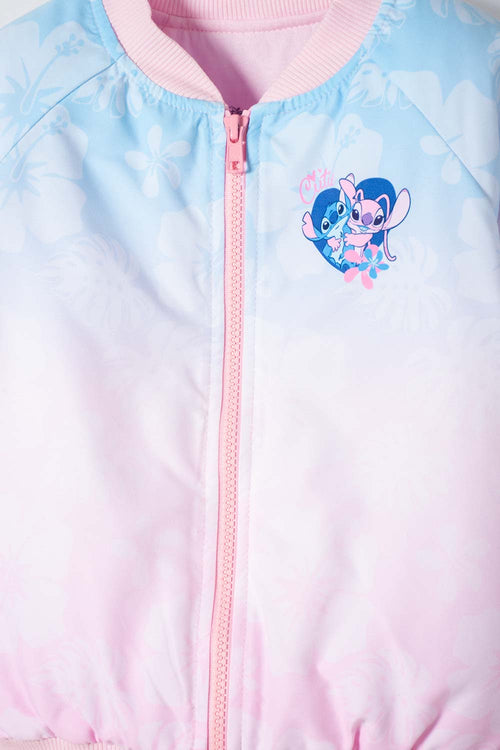 CHAQUETA DE LILO & STITCH MULTICOLOR PARA NIÑA DE 2T A 5T