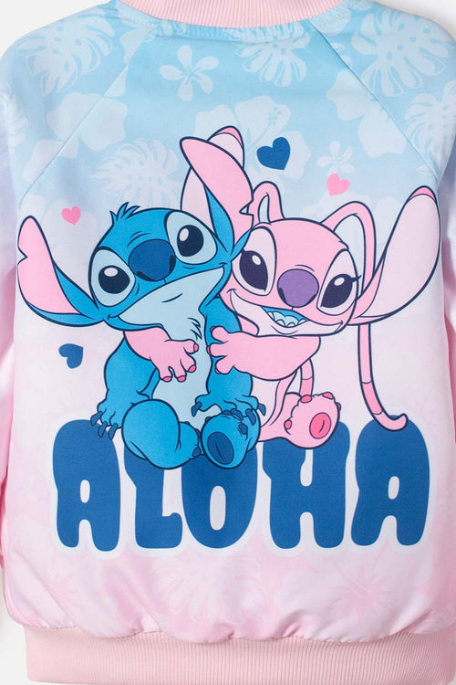 CHAQUETA DE LILO & STITCH MULTICOLOR PARA NIÑA DE 2T A 5T