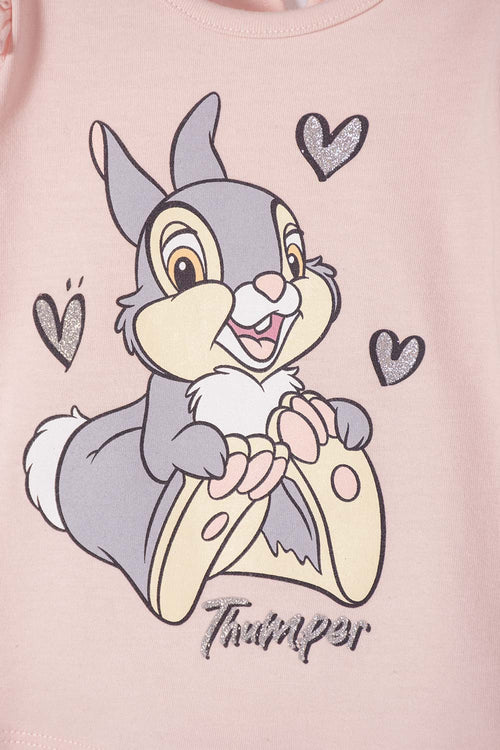 CONJUNTO DE TAMBOR PANTALÓN LARGO ROSA PARA BEBÉ NIÑA