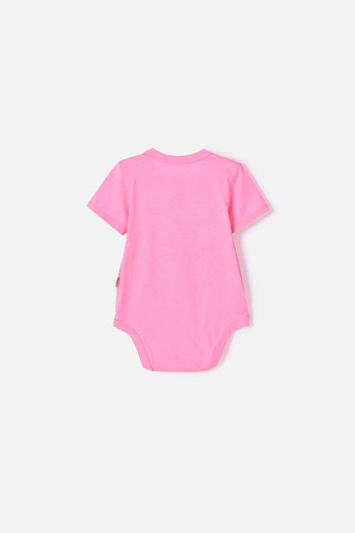 BODY WONDER WOMAN ROSADO PARA BEBÉ NIÑA