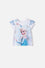 CAMISETA DE FROZEN MANGA CORTA BLANCO PARA NIÑA 2T A 6T