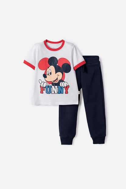 CONJUNTO DE MICKEY MOUSE CON JOGGER MULTICOLOR PARA BEBÉ NIÑO
