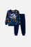 CONJUNTO DE JURASSIC WORLD PANTALON LARGO AZUL PARA NIÑO 2T A 6T