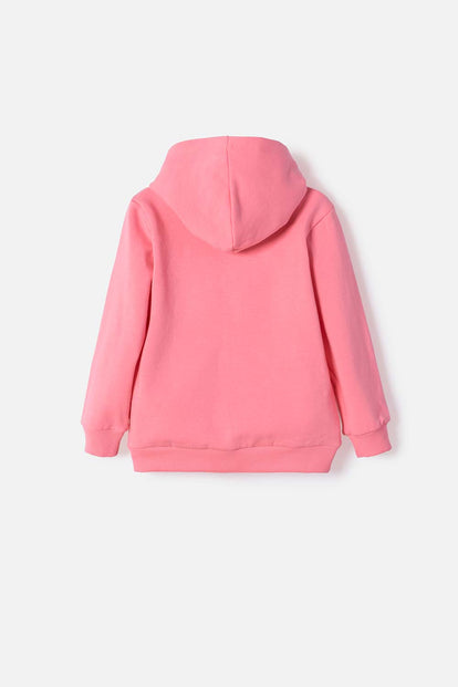 BUZO DE BLUEY ROSADO DE DISEÑO ABIERTO PARA NIÑA 2T A 6T