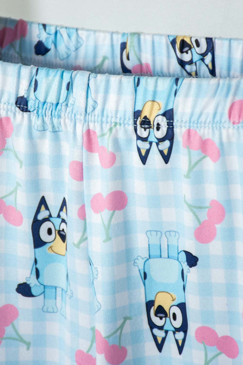 PIJAMA DE BLUEY MULTICOLOR DE PANTALÓN LARGO PARA NIÑA 2T A 6T