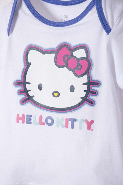 PIJAMA DE HELLO KITTY PANTALÓN LARGO MULTICOLOR PARA BEBÉ NIÑA