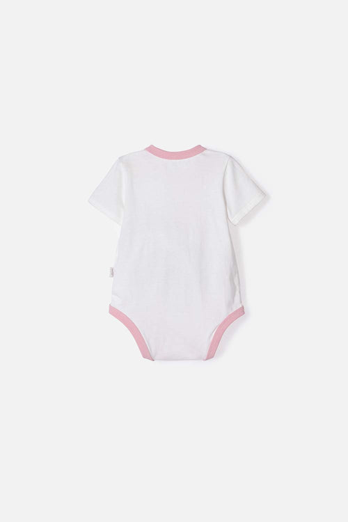 BODY DE WINNIE THE POOH MANGA CORTA MARFIL PARA NIÑA