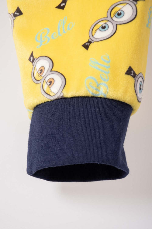 PIJAMA DE MINIONS PANTALÓN LARGO MULTICOLOR PARA NIÑO 2T A 6T