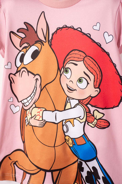 PIJAMA DE TOY STORY PANTALÓN LARGO MULTICOLOR PARA NIÑA 3T A 6T