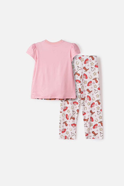 PIJAMA DE TOY STORY PANTALÓN LARGO MULTICOLOR PARA NIÑA 3T A 6T