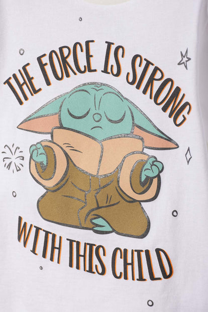 PIJAMA DE MANDALORIAN PANTALÓN LARGO MULTICOLOR PARA NIÑO 2T A 6T
