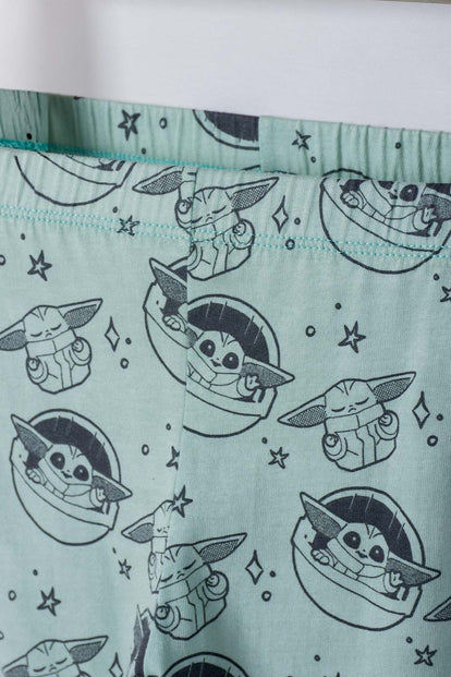 PIJAMA DE MANDALORIAN PANTALÓN LARGO MULTICOLOR PARA NIÑO 2T A 6T