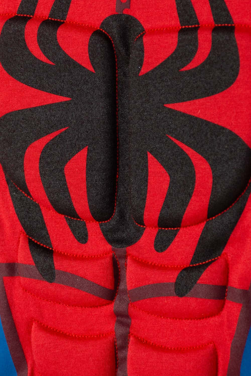 CAMISETA DE SPIDEY MANGA CORTA ROJO PARA NIÑO 2T A 6T