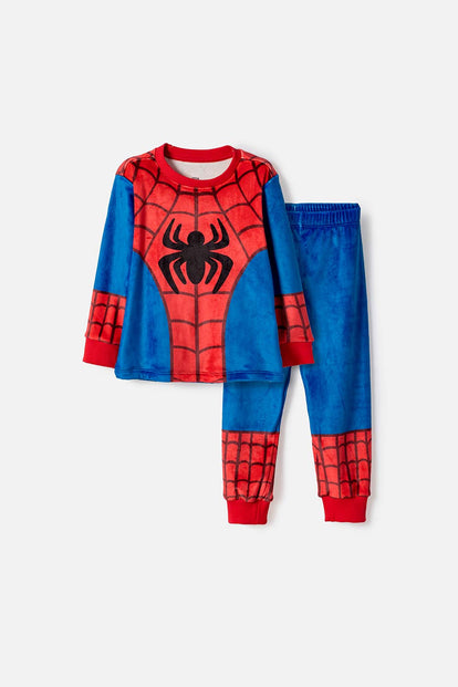 PIJAMA DE SPIDEY  MANGA LARGA MULTICOLOR PARA NIÑO 2T A 6T