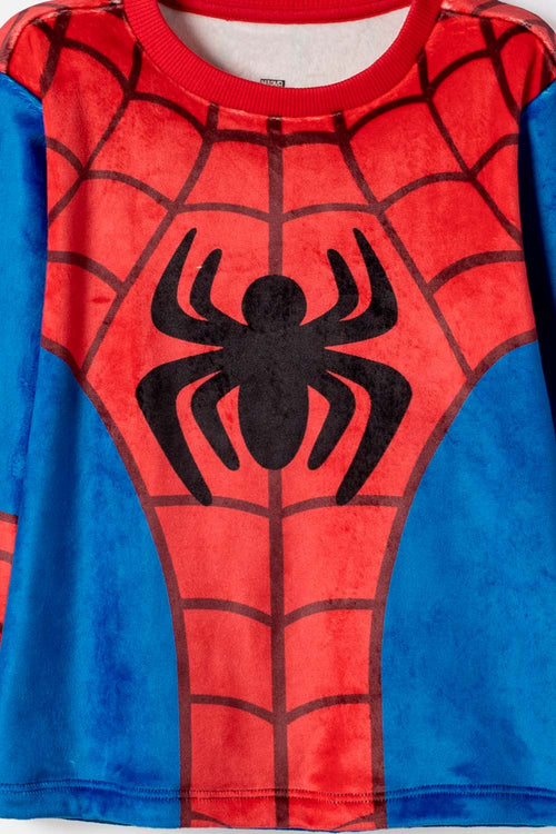 PIJAMA DE SPIDEY  MANGA LARGA MULTICOLOR PARA NIÑO 2T A 6T