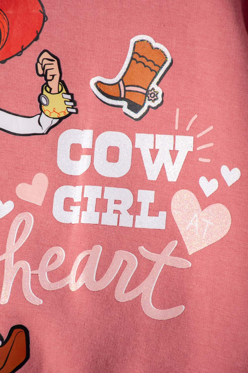 BUZO DE TOY STORY CERRADO PALO DE ROSA PARA NIÑA 3T A 6T