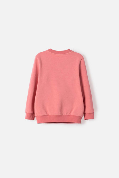 BUZO DE TOY STORY CERRADO PALO DE ROSA PARA NIÑA 3T A 6T