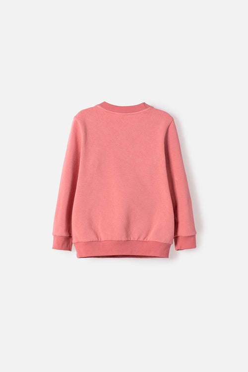 BUZO DE TOY STORY CERRADO PALO DE ROSA PARA NIÑA 3T A 6T