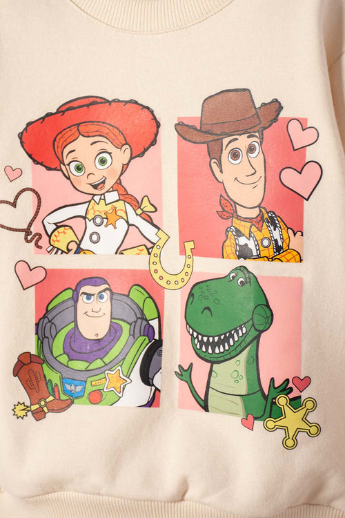 CONJUNTO DE TOY STORY CON BUZO MULTICOLOR PARA NIÑA 3T A 6T