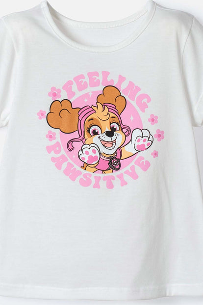 PIJAMA DE PAW PATROL PANTALÓN LARGO MULTICOLOR PARA NIÑA 2T A 6T