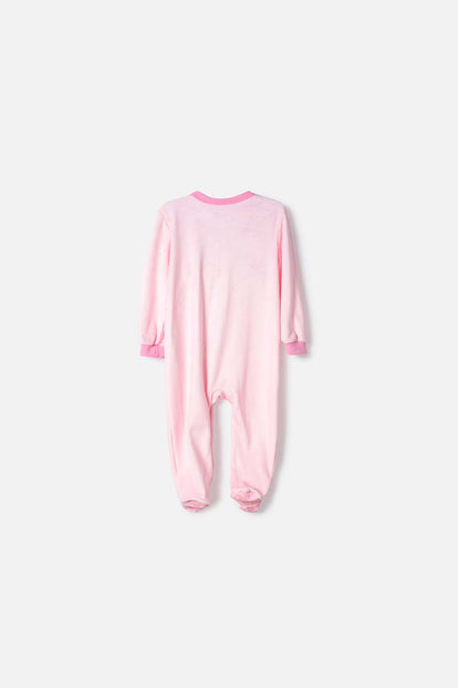 PIJAMA GATA MARIE MANGA LARGA ROSADO PARA BEBÉ NIÑA