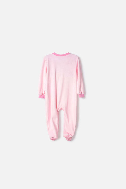 PIJAMA GATA MARIE MANGA LARGA ROSADO PARA BEBÉ NIÑA