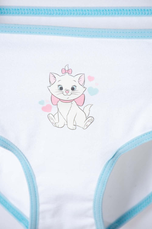 PACK X2 PANTIES GATA MARIE MULTICOLOR PARA NIÑA 2T A 6T