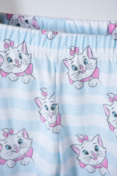PIJAMA GATA MARIE PANTALÓN LARGO MULTICOLOR PARA NIÑA 2T A 6T