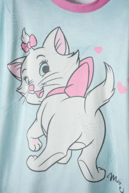 PIJAMA GATA MARIE PANTALÓN LARGO MULTICOLOR PARA NIÑA 2T A 6T