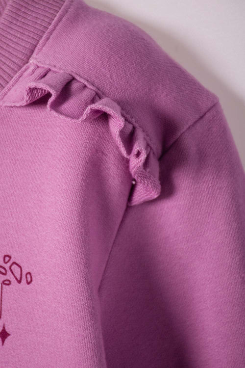 BUZO DE PAW PATROL CERRADO MORADO PARA NIÑA 2T A 6T