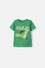 CAMISETA DE HULK MANGA CORTA VERDE PARA NIÑO 2T A 6T