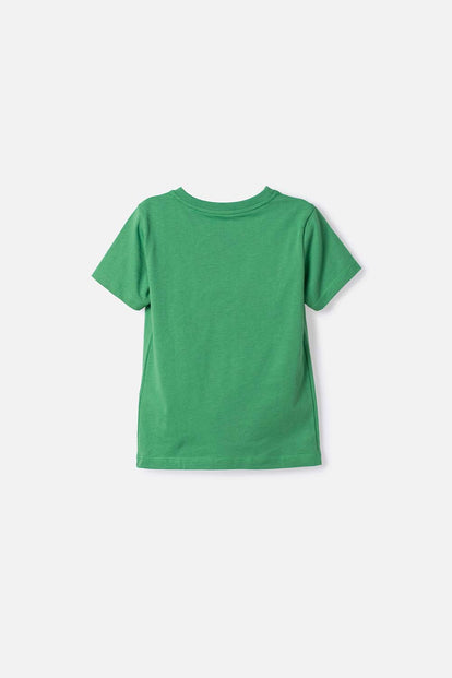 CAMISETA DE HULK MANGA CORTA VERDE PARA NIÑO 2T A 6T