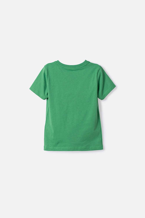 CAMISETA DE HULK MANGA CORTA VERDE PARA NIÑO 2T A 6T